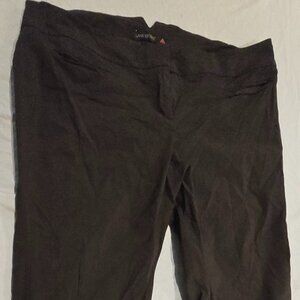Lane Bryant Brown Stretch Slacks